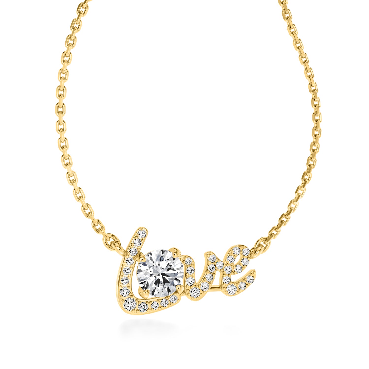 LOVE Halskette mit 0.50 ct. Manufakturdiamant®