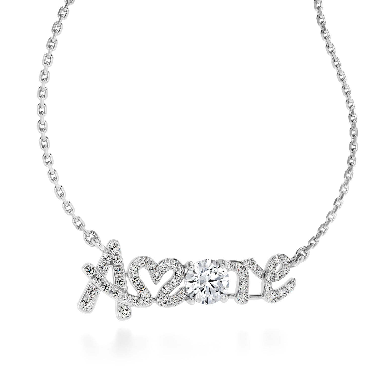AMORE Halskette mit 0.50 ct. Manufakturdiamant®