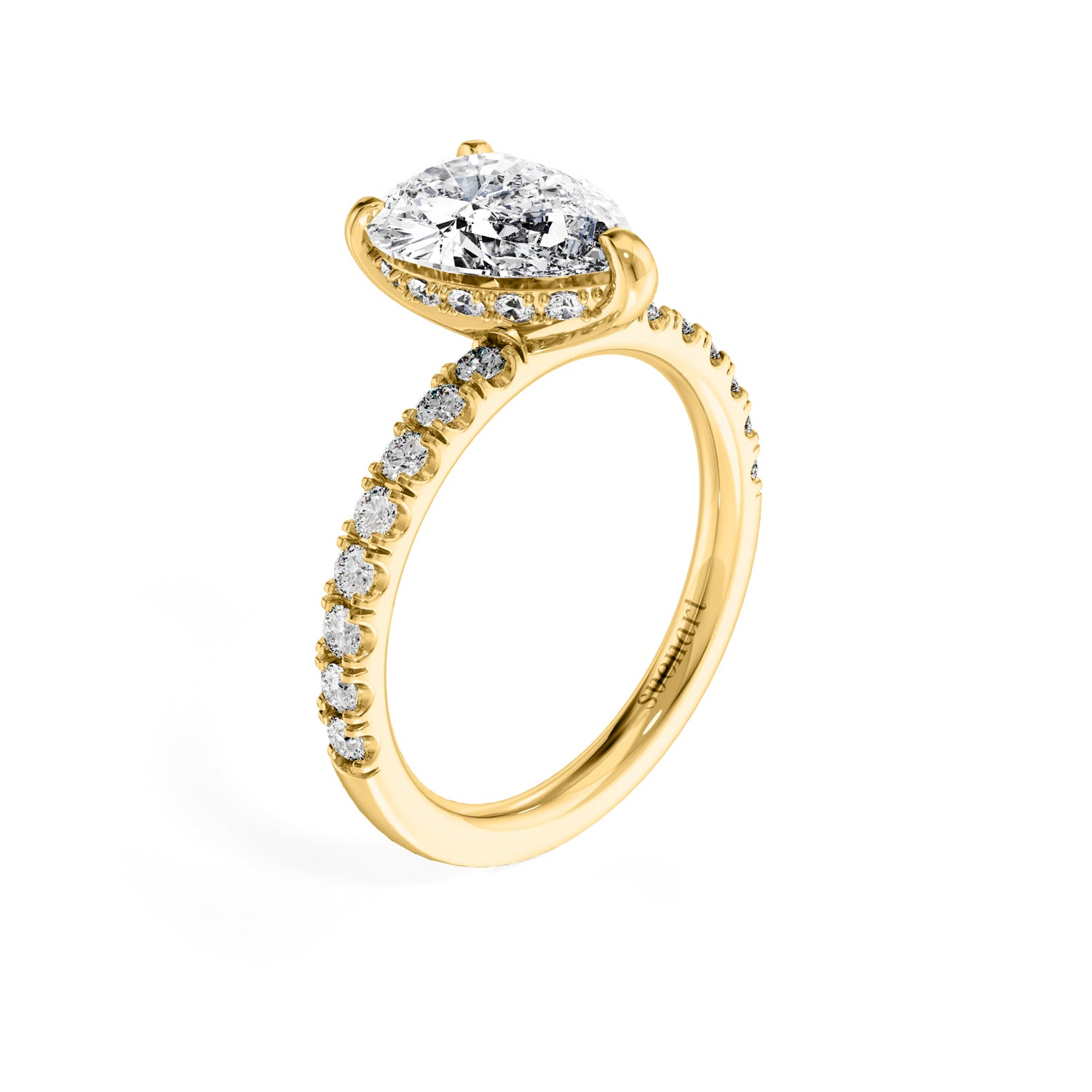 AVA Ring mit Manufakturdiamanten® ab 1.00 ct.