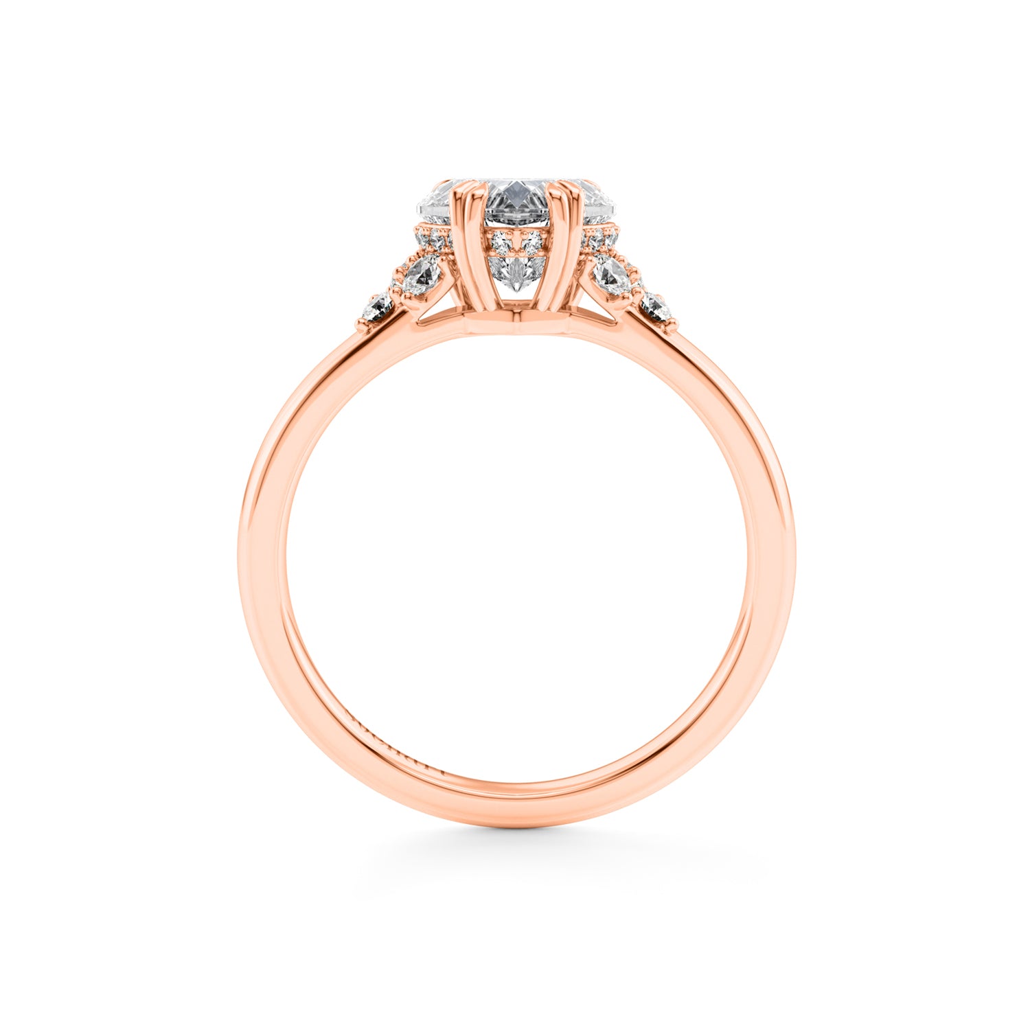 AIMEE Ring mit 2.00 ct. Lab Grown Diamond in 750 Roségold