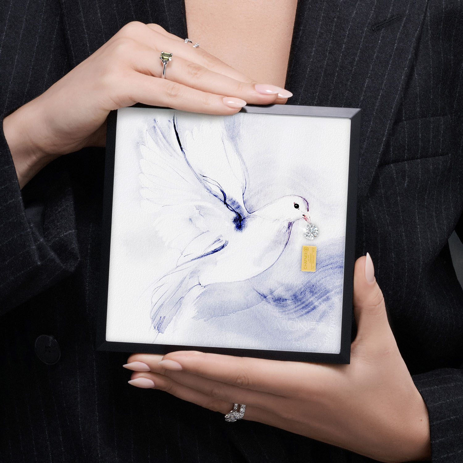 THE PRESENT "Spirit" im Aluminium Rahmen natur