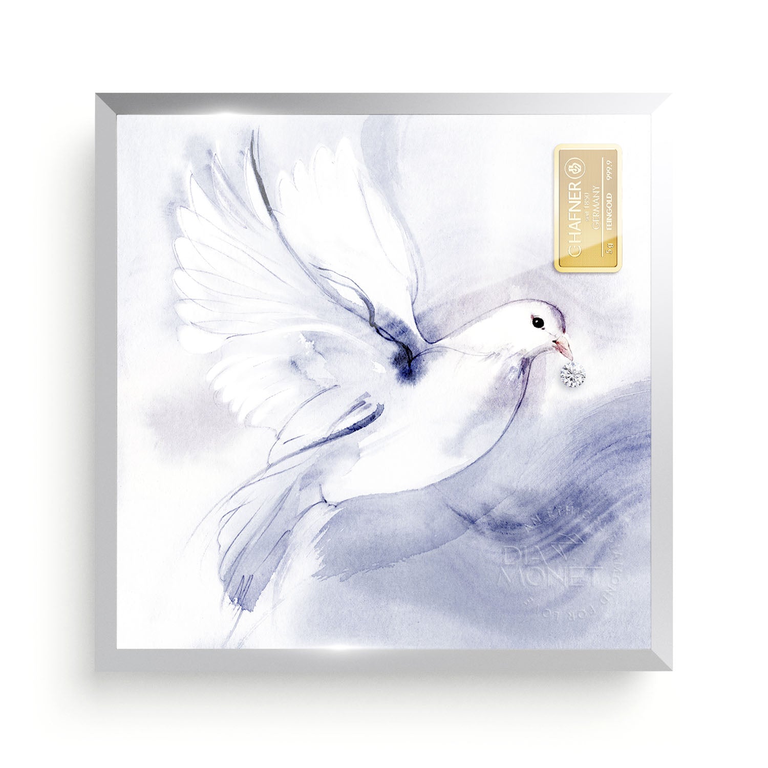 THE PRESENT "Spirit" im Aluminium Rahmen natur