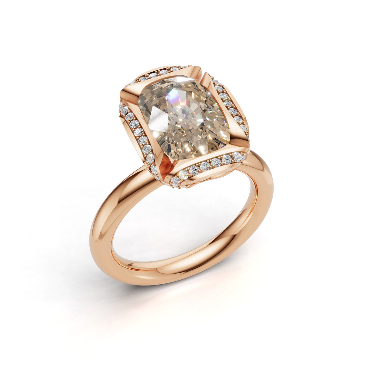 CALYX Ring mit 3.52 ct. Lab Grown Diamond