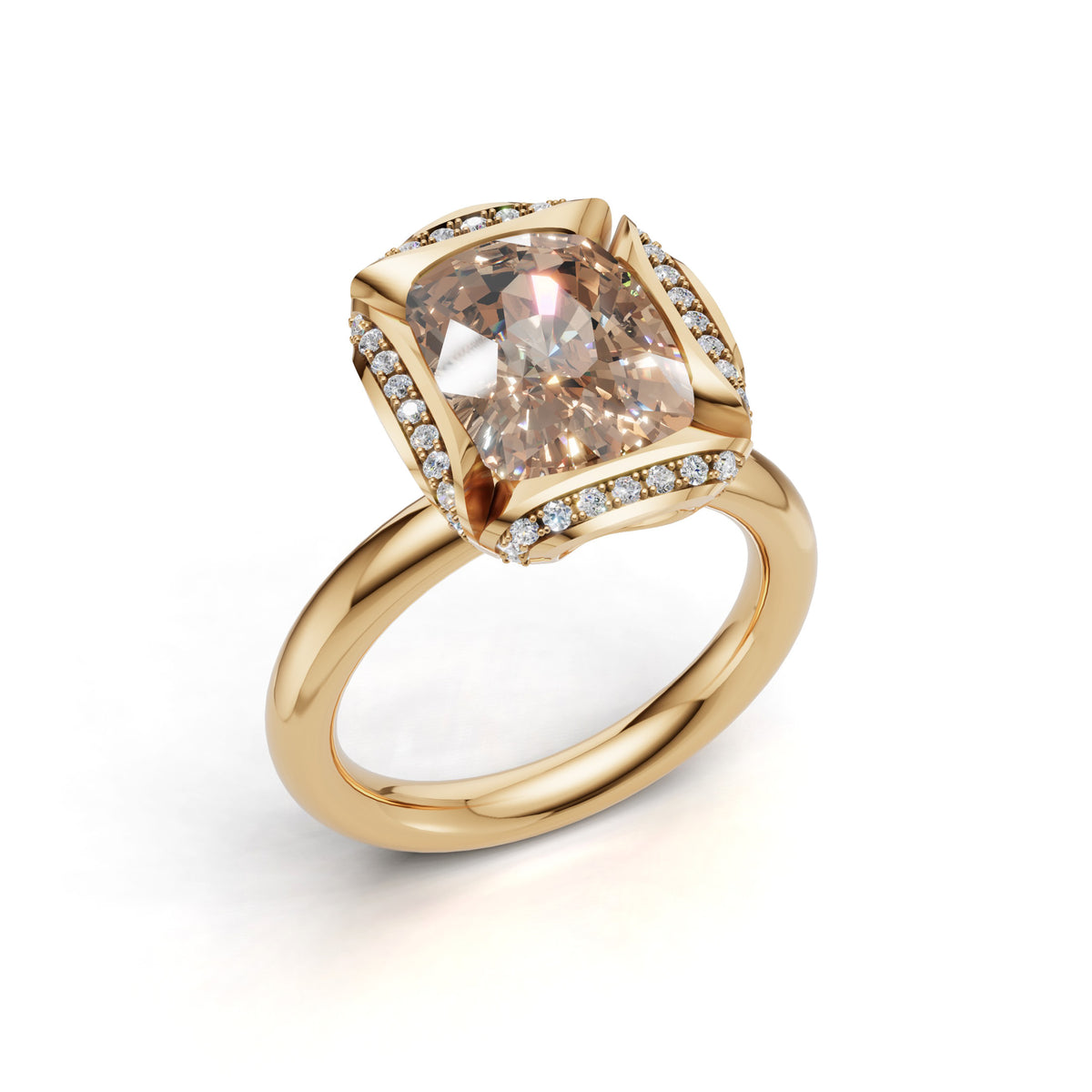 CALYX Ring mit 4.02 ct. Lab Grown Diamond