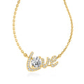 LOVE Halskette mit 0.50 ct. Lab Grown Diamond