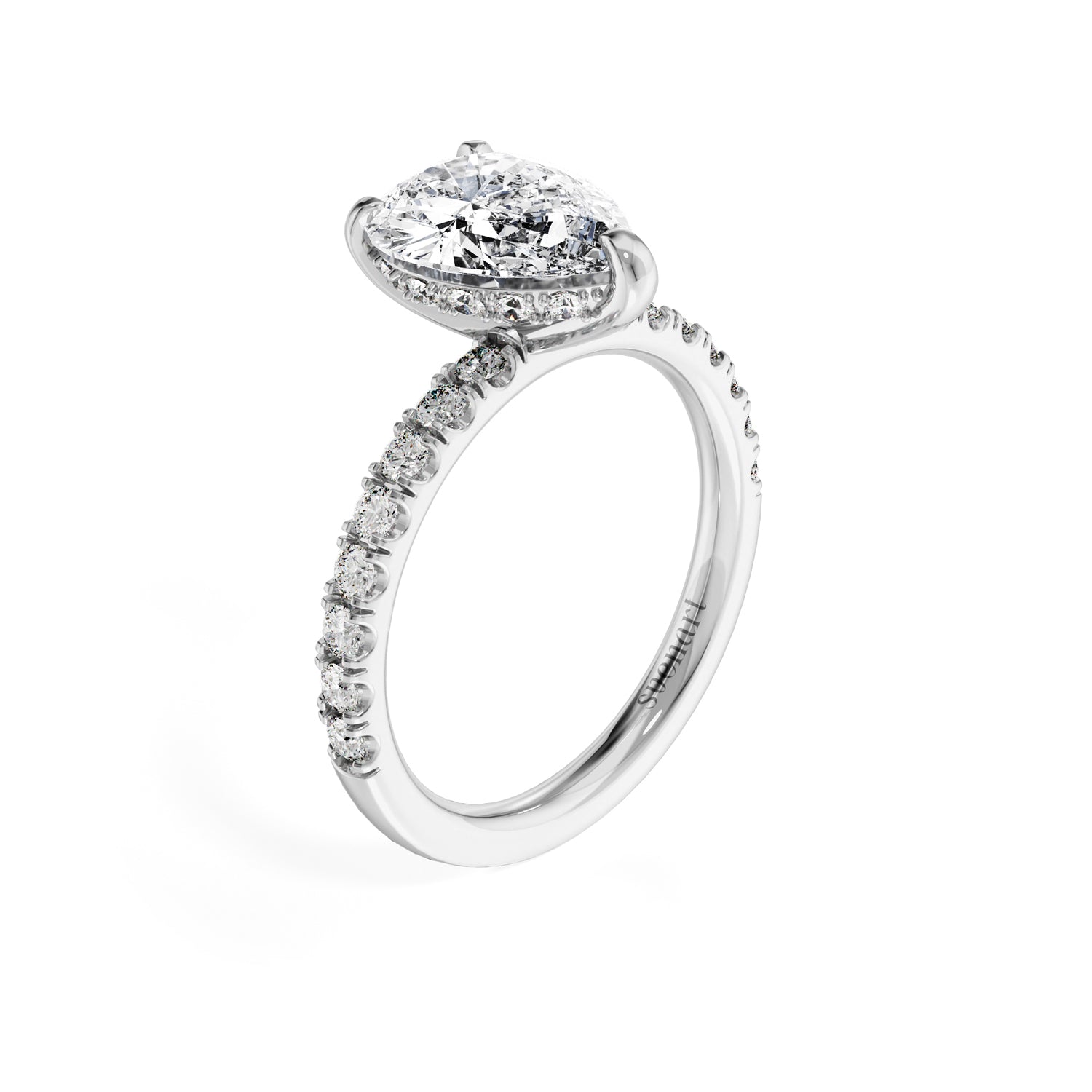 AVA Ring mit Manufakturdiamanten® ab 1.00 ct.