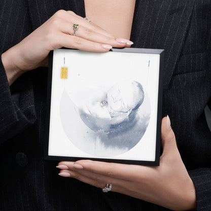 THE PRESENT &quot;Babymoon&quot; im Aluminium Rahmen schwarz