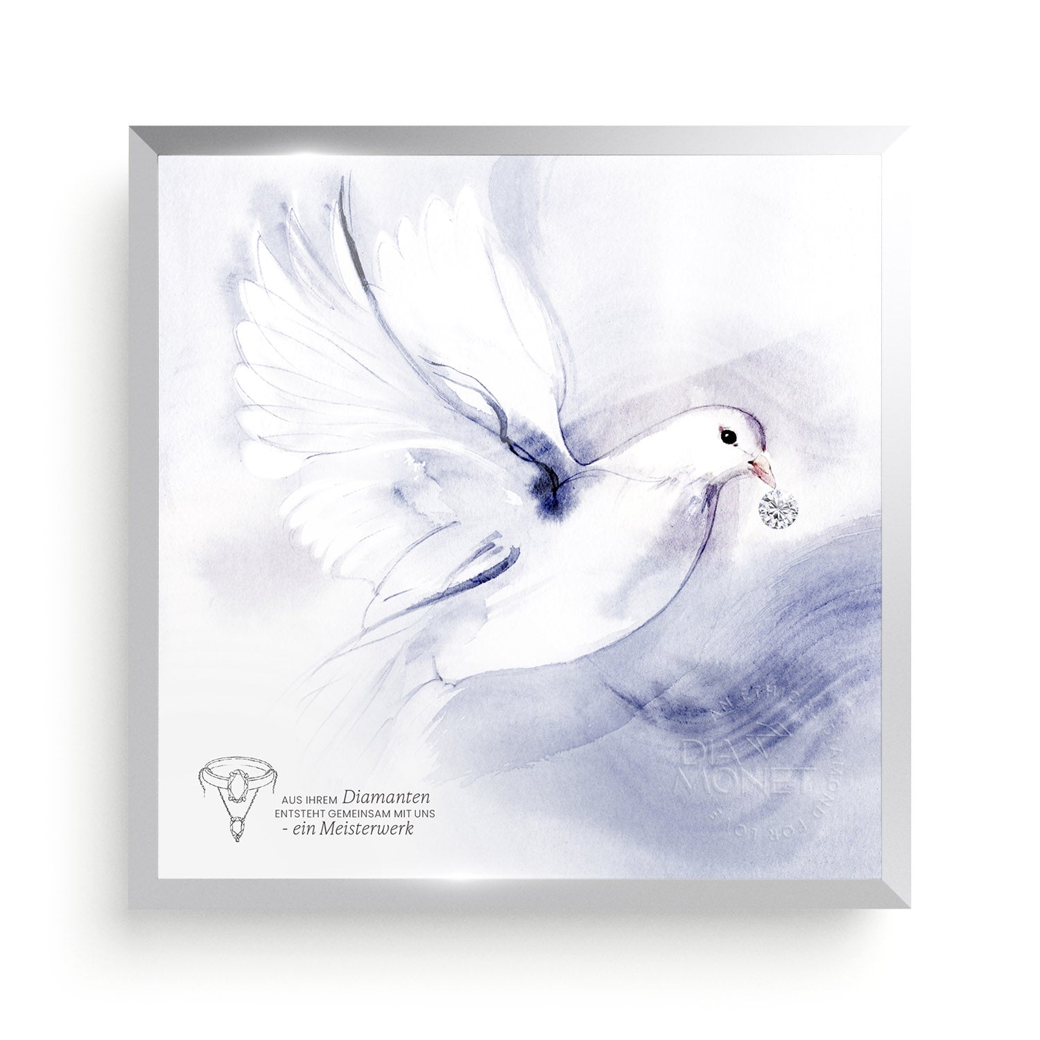 THE PRESENT "Spirit" im Aluminium Rahmen natur