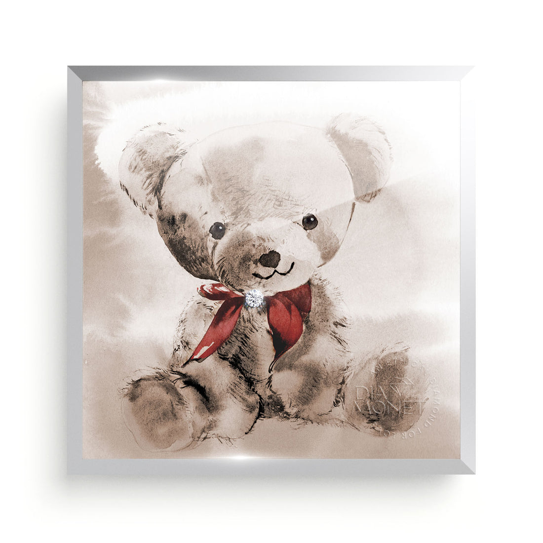 THE PRESENT &quot;Teddy&quot; im Aluminium Rahmen natur