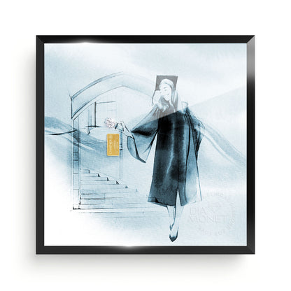 THE PRESENT &quot;Bright Future&quot; im Aluminium Rahmen schwarz