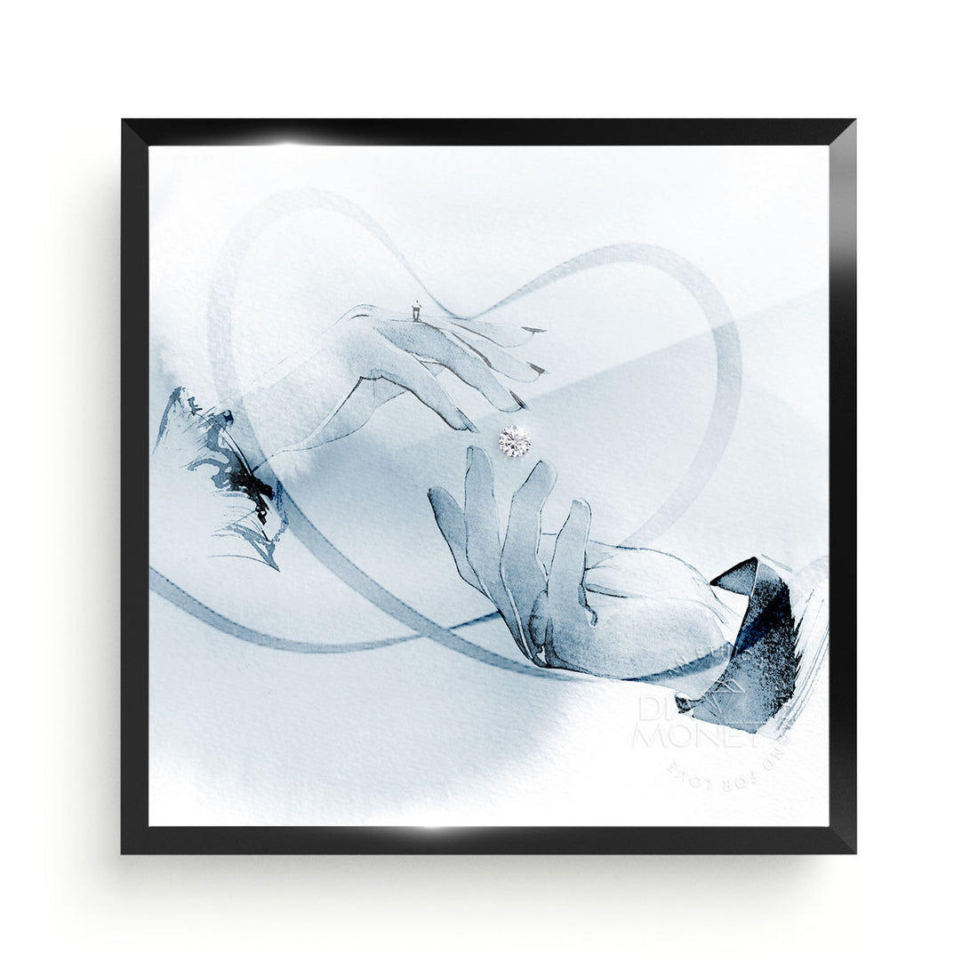 THE PRESENT &quot;Forever Yours&quot; im Aluminium Rahmen schwarz