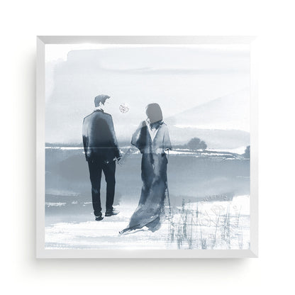 THE PRESENT &quot;Endless Love&quot; im Aluminium Rahmen silberweiß
