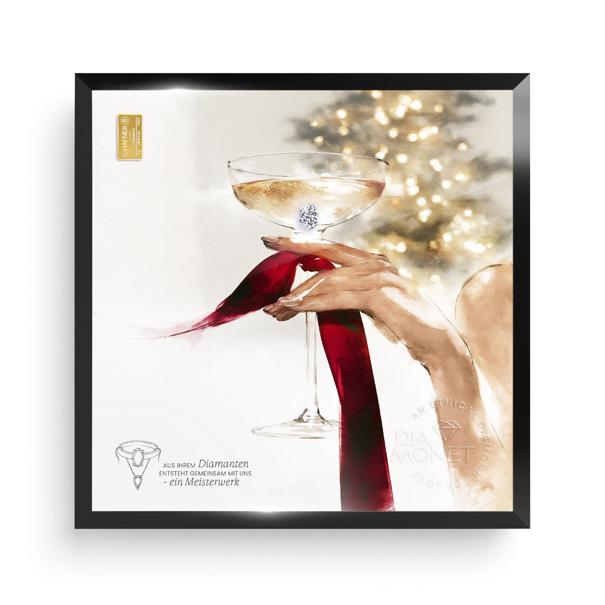 THE PRESENT Soirée · Personalisiertes Diamantgeschenk