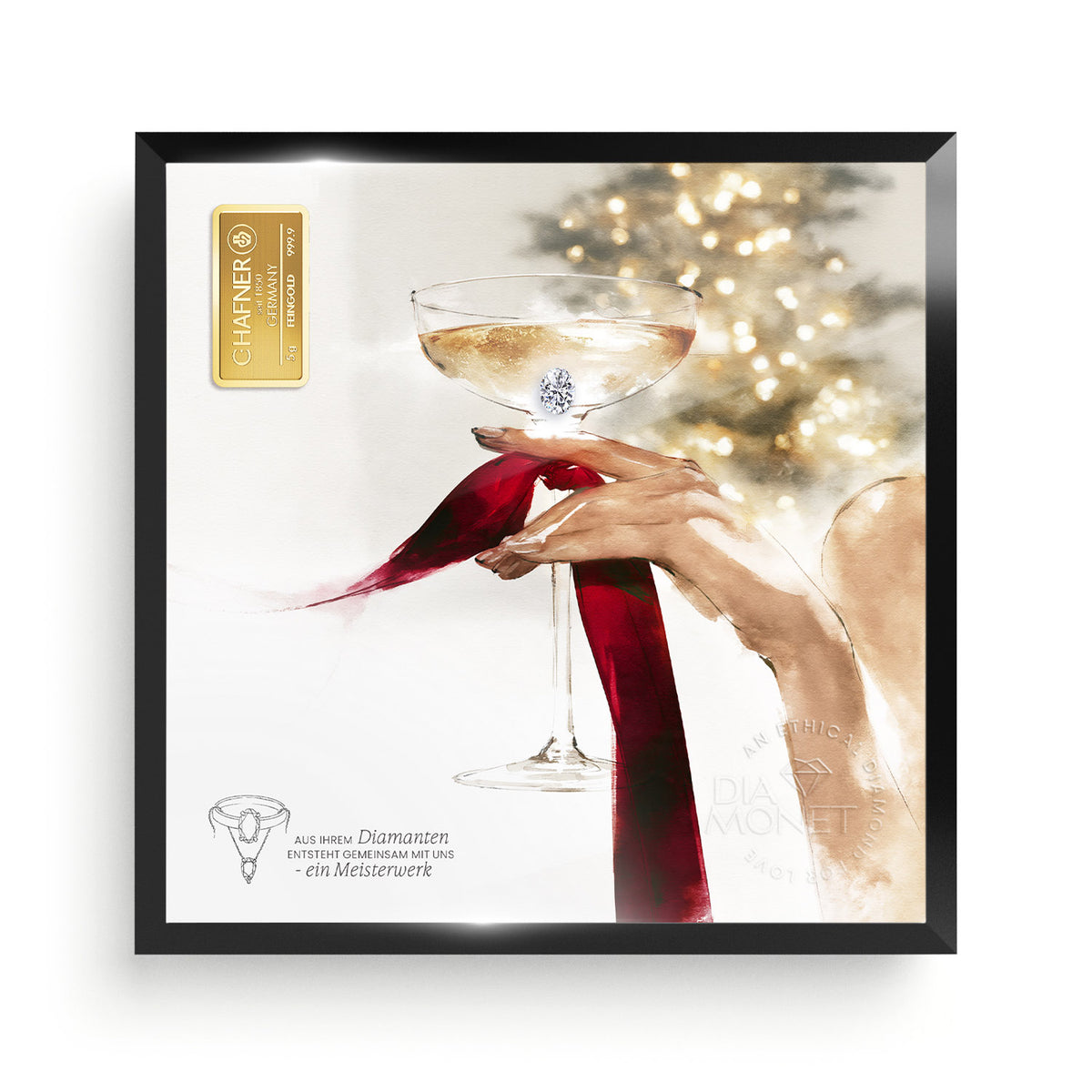THE PRESENT Soirée · Personalisiertes Diamantgeschenk