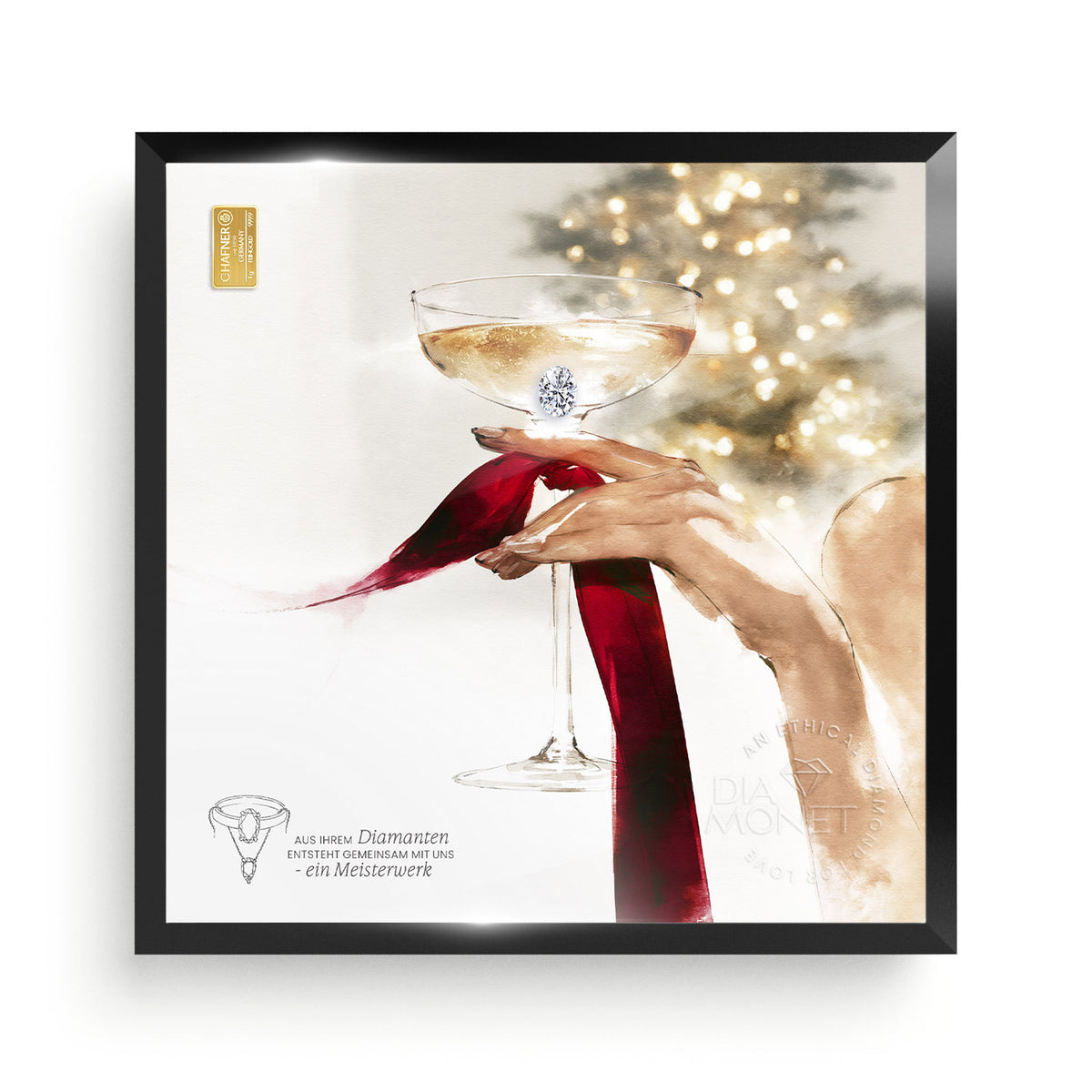THE PRESENT Soirée · Personalisiertes Diamantgeschenk