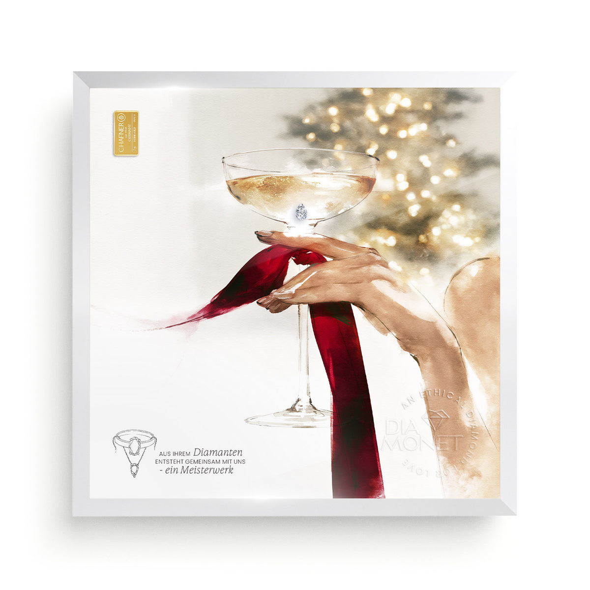 THE PRESENT Soirée · Personalisiertes Diamantgeschenk