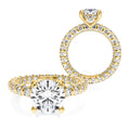 AUDREY Ring mit 2.00 ct. Brillant Lab Grown Diamond & zusätzlich 2.35 ct. Brillant Lab Grown Diamond