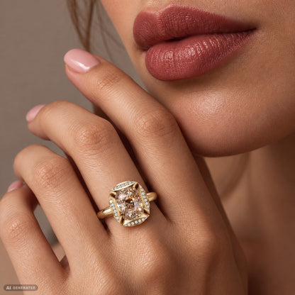 CALYX Ring mit 4.02 ct. Lab Grown Diamond
