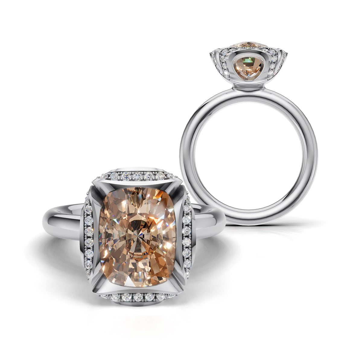 CALYX Ring mit 4.02 ct. Lab Grown Diamond